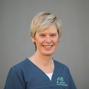 Canine Hydrotherapist Alison of Dogs in Motion Canine Rehabilitation clinic Melbourne